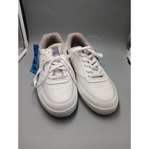 Nwt VINTAGE MacGregor White Leather Sneaker Shoes Size 8.5‎ Women's Lace